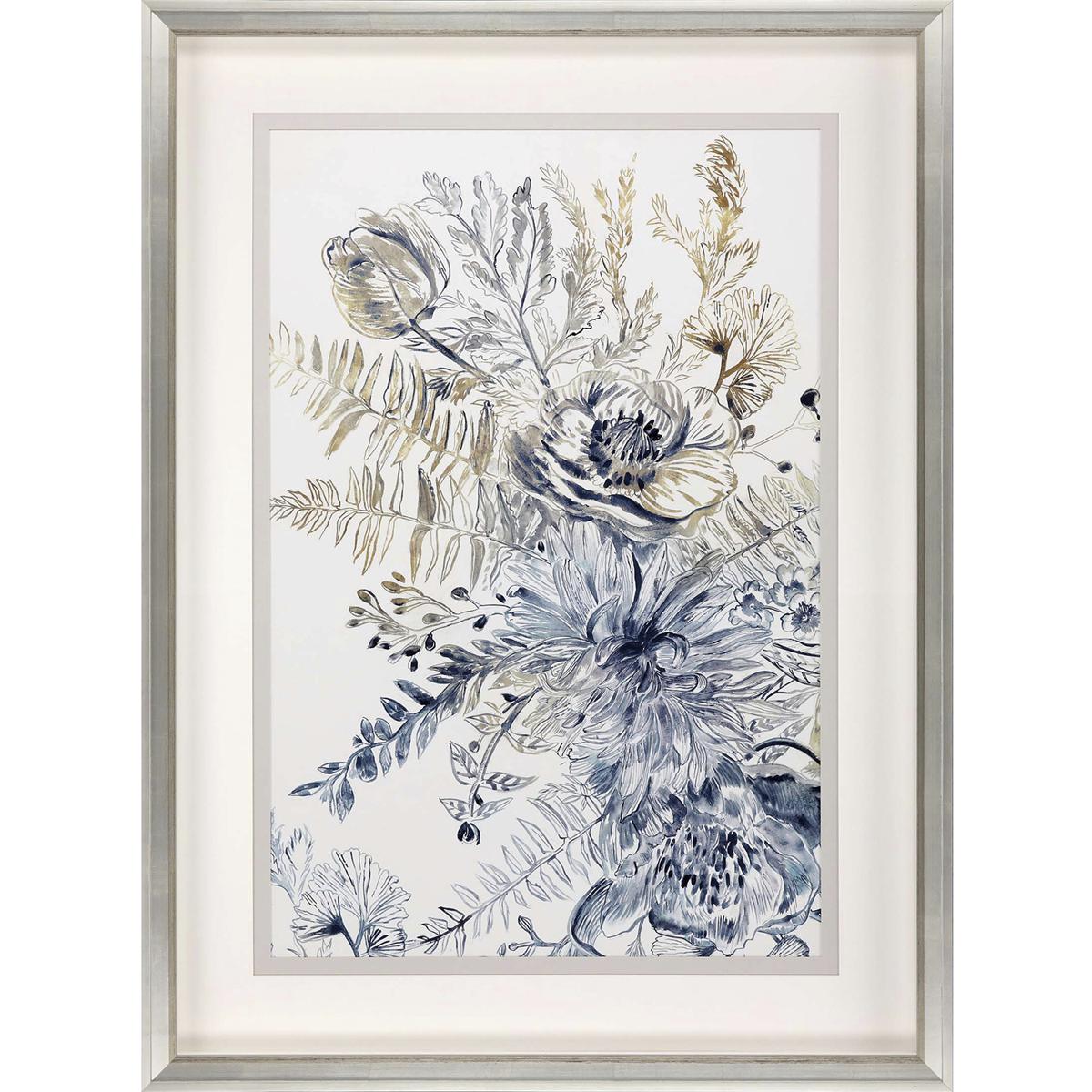 Paragon 15119 Royal Blue Blue and Brown Framed Art