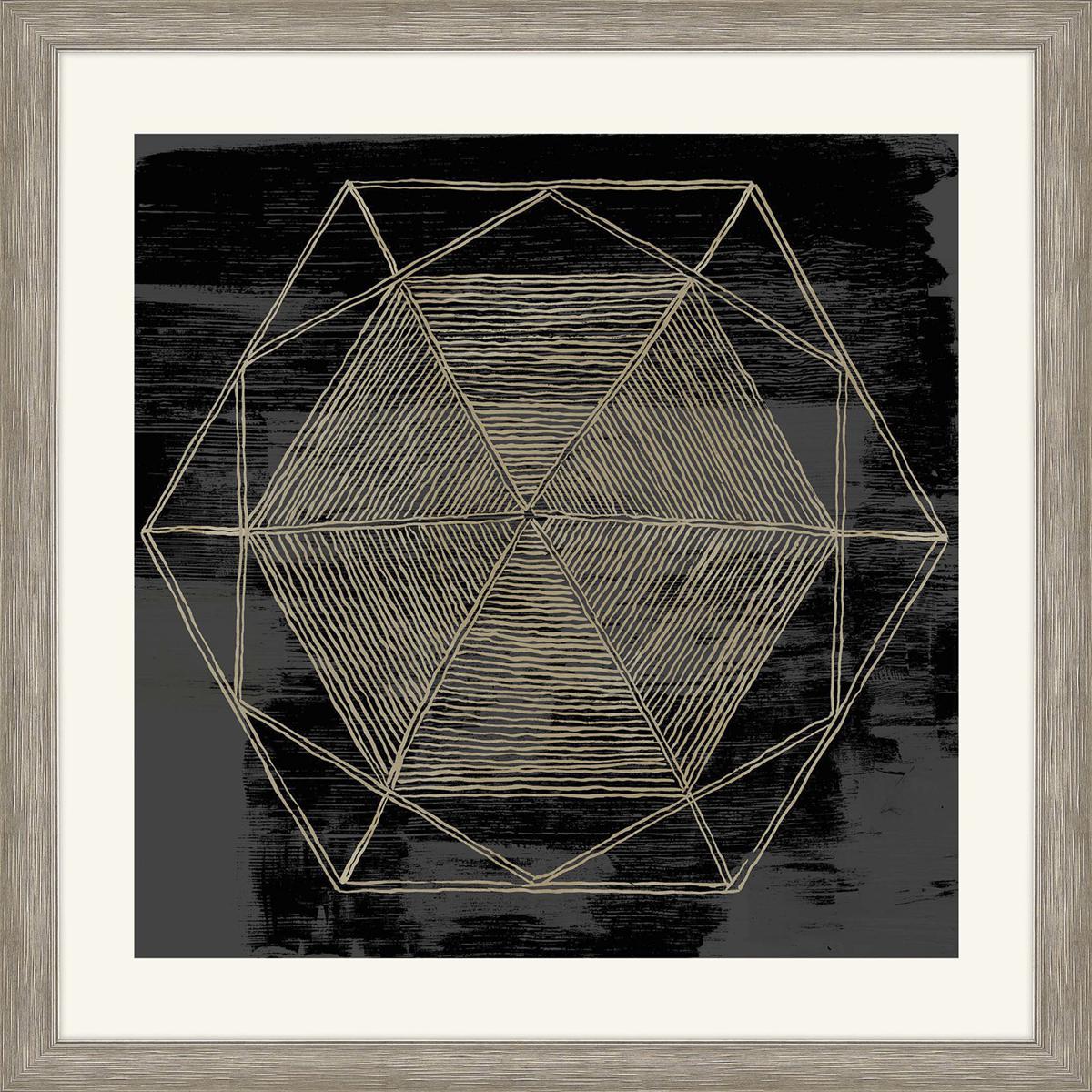 Paragon 15485 Woven Dreams Black and Neutral Framed Art