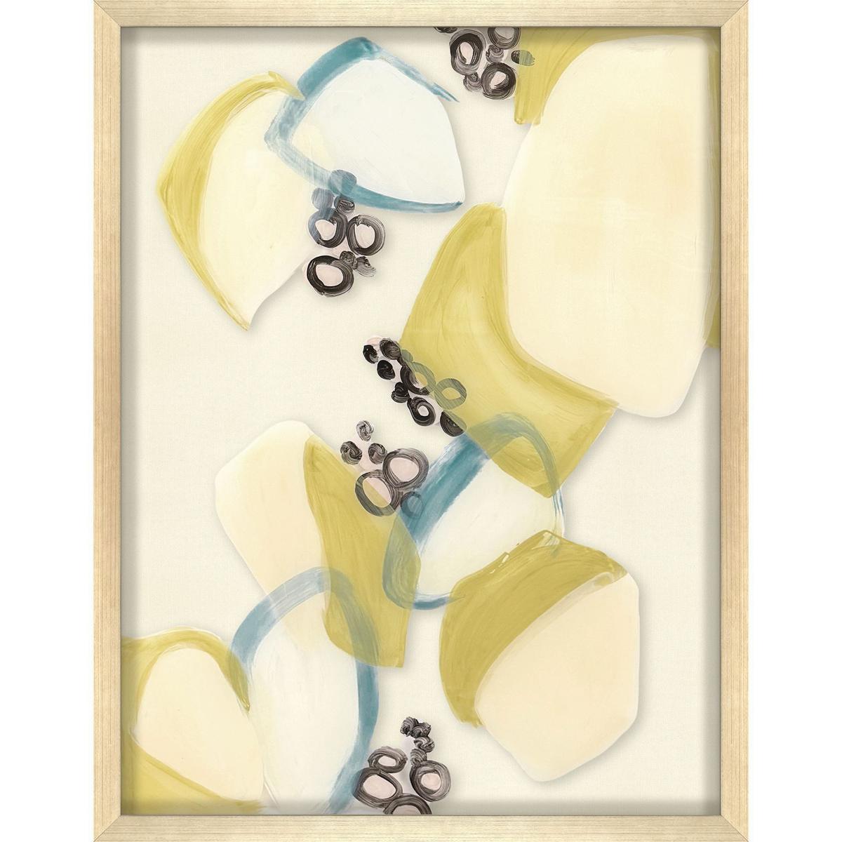Paragon 22029 Bedrock Garden Yellow and Brown and Green and White Framed Art, The Studio