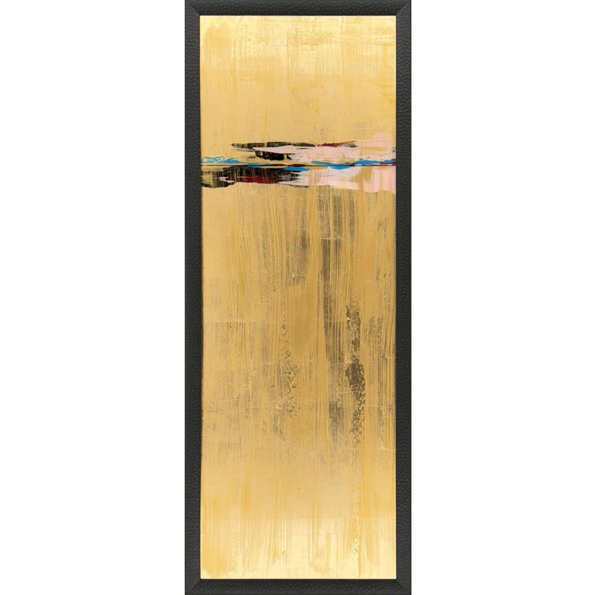 Paragon 22910 Invigoration Metallic and Black and Pink and Turquoise Framed Art, The Studio