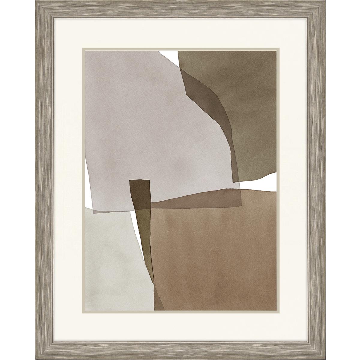 Paragon 31122 Translucent Chorus / Translucent Harmony Beige and Brown and Neutral and White Framed Art
