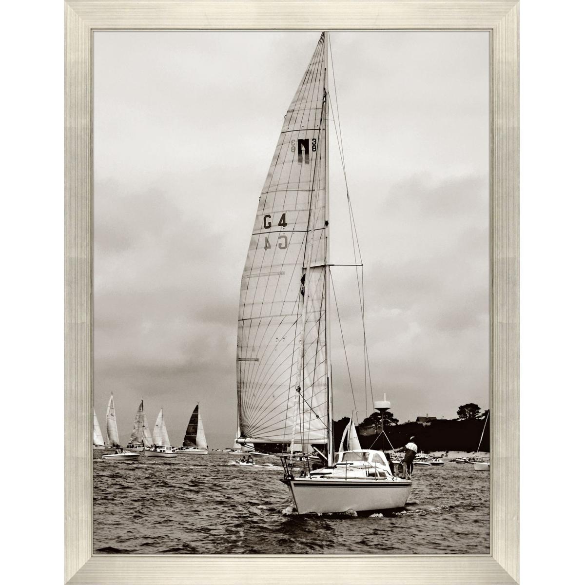 Paragon 32182 Regatta Brown and Gray and Sepia Framed Art