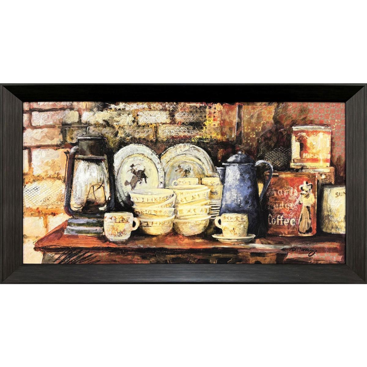 Paragon 32431 General Store Brown and Blue and Multi and Rust Framed Art