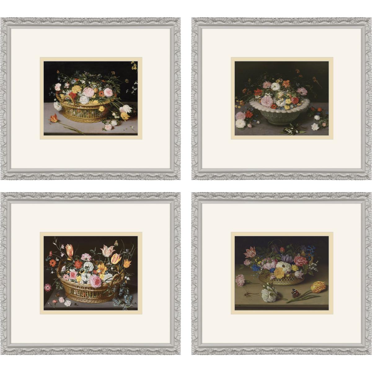 Paragon 33355 Paragon Multi and Black and Orange and Pink Framed Art
