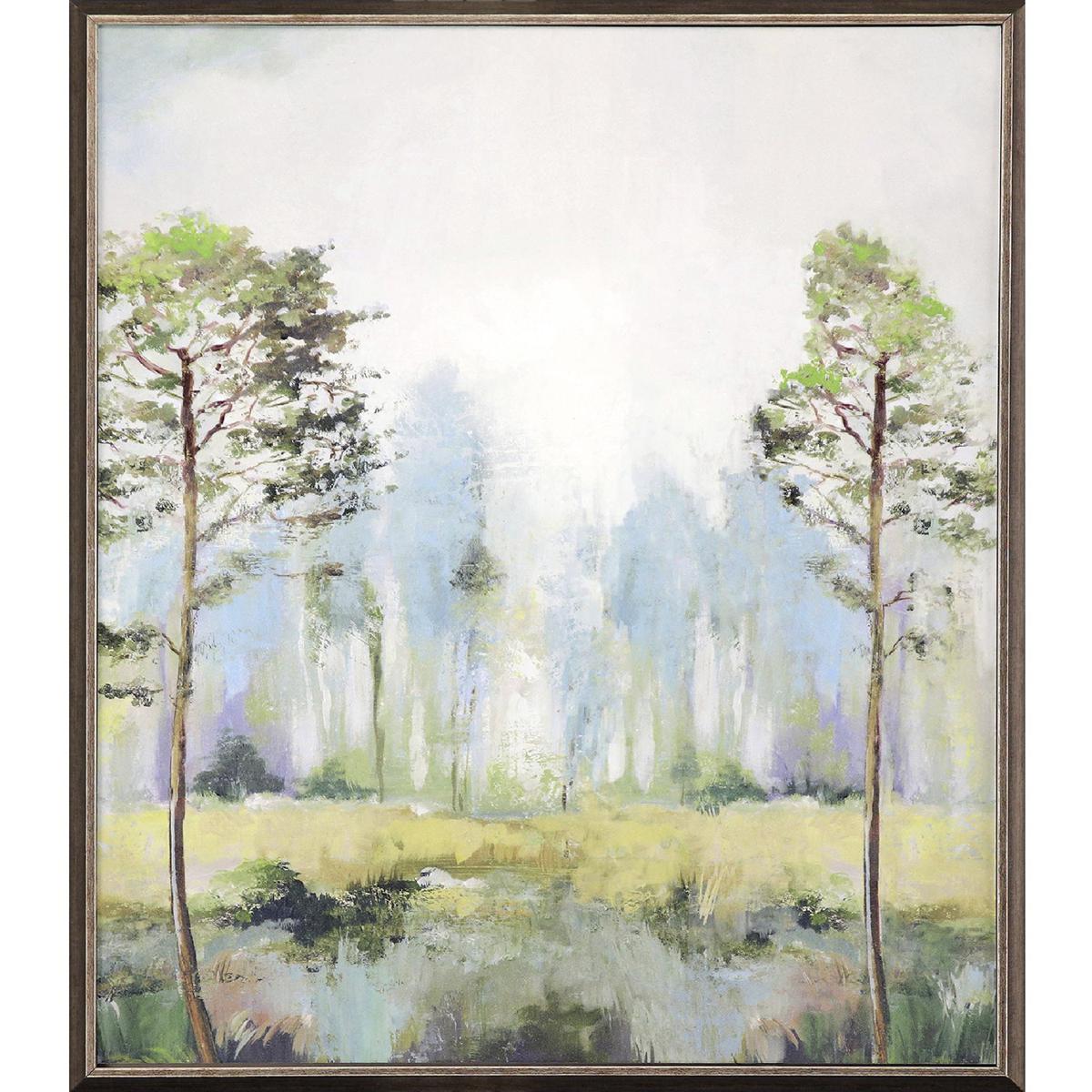 Paragon 47035 Tall Green Trees 25 X 21 inch Non-Glass Framed Art, Propac