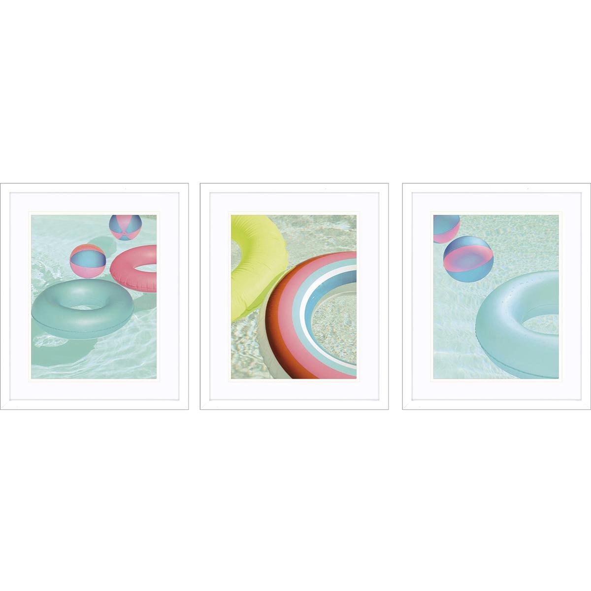 Paragon 47157 Travel Turquoise and Blue and Pink and Red Framed Art, Propac