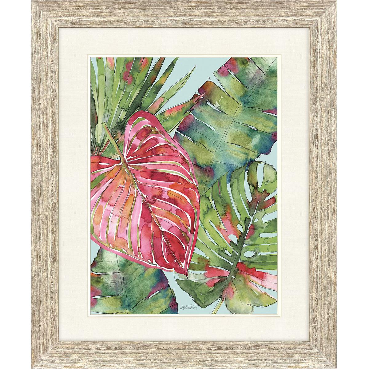 Paragon 47529 Palm Springs Green and Red and Pink and Purple Framed Art, Propac