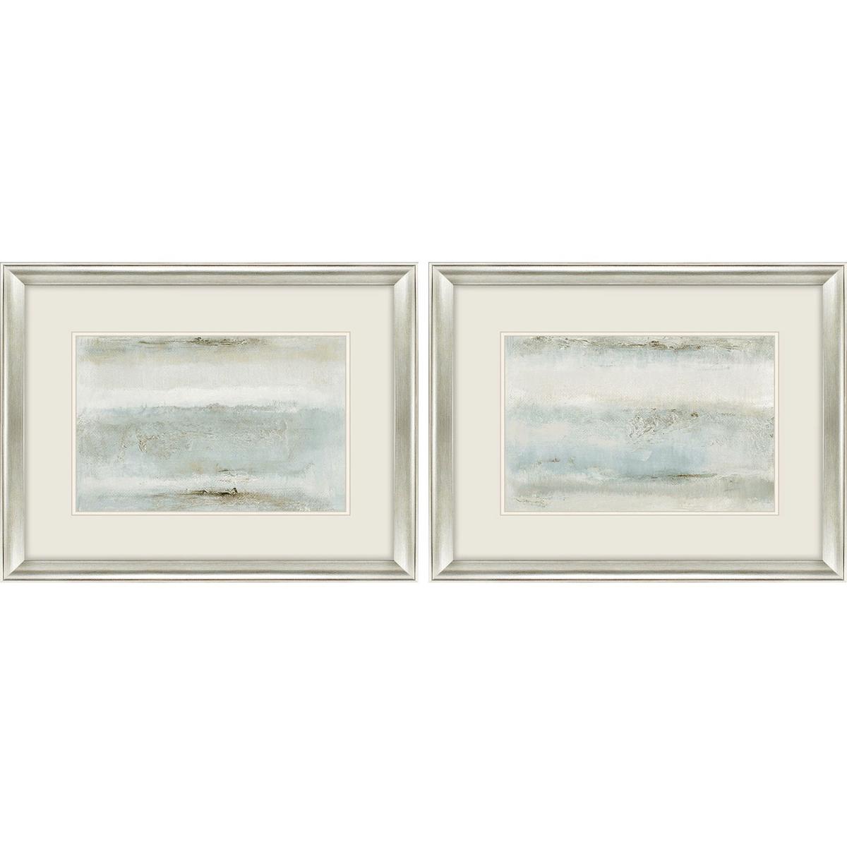 Paragon 48675 Beyond the Fog Blue and Brown and White Framed Art, Propac