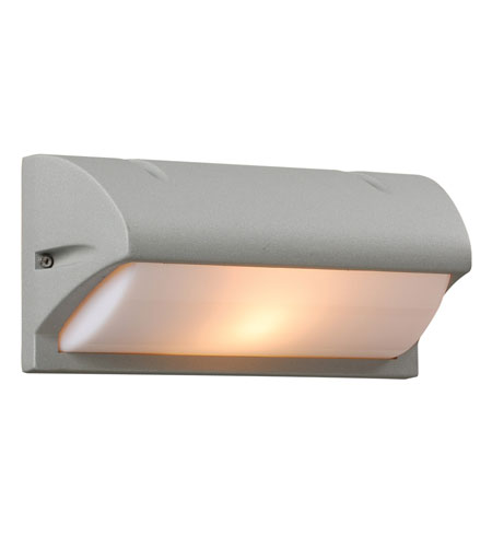 PLC Lighting 2110SL113Q Amberes 1 Light 5 inch Silver Outdoor Wall Light in Fluorescent Quad photo