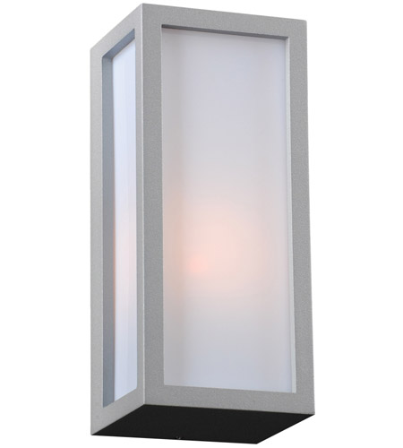 PLC Lighting 2240SLLED Dorato LED 10 inch Silver Outdoor Wall Light photo