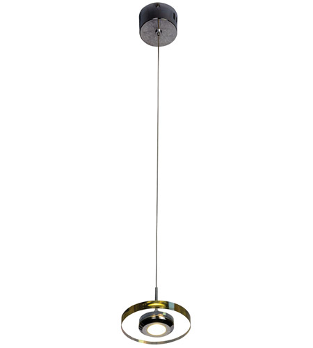 Plc Lighting 91121pc Ernie Led 5 Inch Polished Chrome Mini Drop Ceiling Light