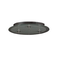 PLC Lighting 3-Lite Pan Accessory in Satin Nickel with Acid Frost Glass 150-SN photo thumbnail