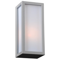 PLC Lighting 2240SLLED Dorato LED 10 inch Silver Outdoor Wall Light photo thumbnail