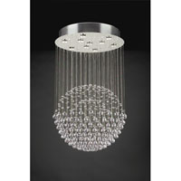 PLC Lighting Beverly Chandelier in Polished Chrome with Clear Glass 81728-PC photo thumbnail