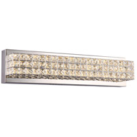 PLC Lighting 92717PC Diamond LED 20 inch Polished Chrome Vanity Light Wall Light, Small photo thumbnail