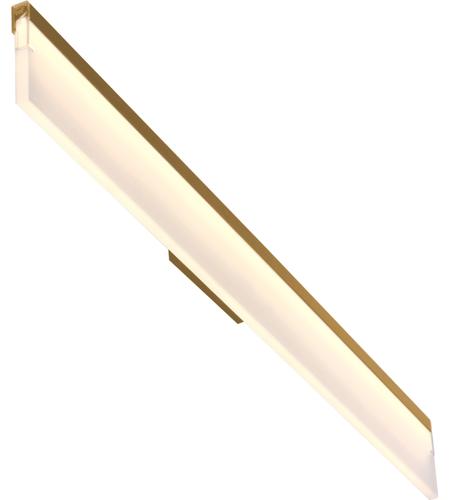 PageOne PW030003-AB Lange 35 inch Antique Brass Vanity Light Wall Light photo