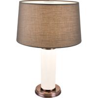 PageOne PT140918-DT/GG Quintas 20 inch 20.00 watt Deep Taupe Table Lamp Portable Light photo thumbnail