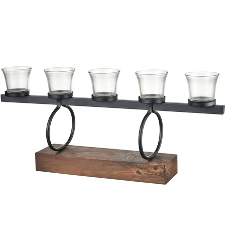 Pomeroy 525636 Stilton Burnished Pine Antique Black Centerpiece