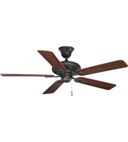 Progress P2521 80 Signature 52 Inch Forged Black Ceiling Fan In