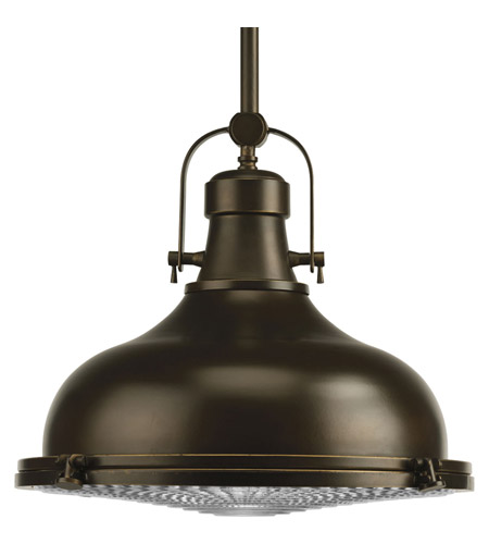 Oil Rubbed Bronze Pendant Light Fixtures progress p5197 108 fresnel lens 1 light 16 inch oil rubbed bronze pendant ceiling light