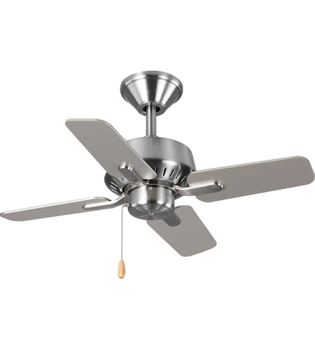 Progress P250008 009 Drift 32 Inch Brushed Nickel With Reversible Silver Driftwood Blades Ceiling Fan