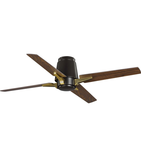 Progress P250028 129 Lindale 52 Inch Architectural Bronze With Distressed Walnut Blades Ceiling Fan - 28 Inch Ceiling Fan No Light