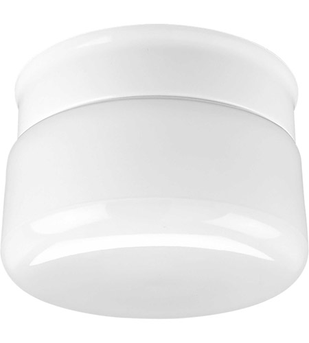 white glass flush mount ceiling light