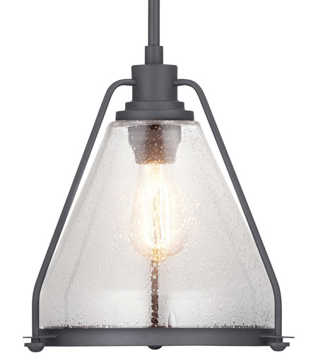 Progress P500135 143 Range 1 Light 13 Inch Graphite Pendant