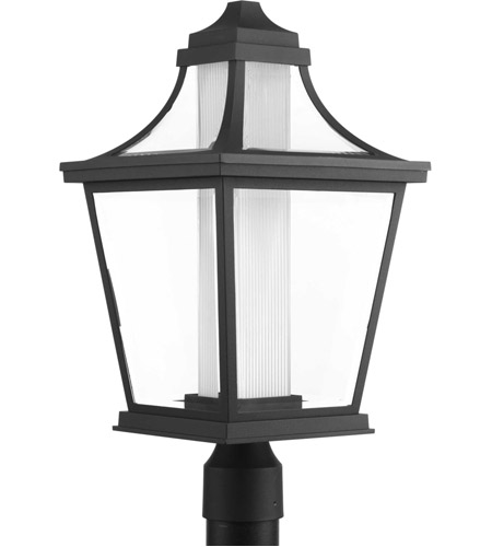 Progress Lighting Endorse 1-Light Outdoor Black LED Wall Lantern Sconce 