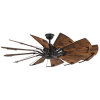 Progress P250000-129 Springer 60 inch Architectural Bronze with Distressed Walnut Blades Ceiling Fan photo thumbnail
