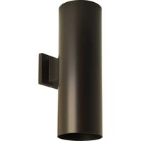 Black Progress Lighting P5741-31 6-Inch Flush Mount Cylinder with Heavy Duty Aluminum Construction Powder Coated Finish and Ul Listed for Wet Locations