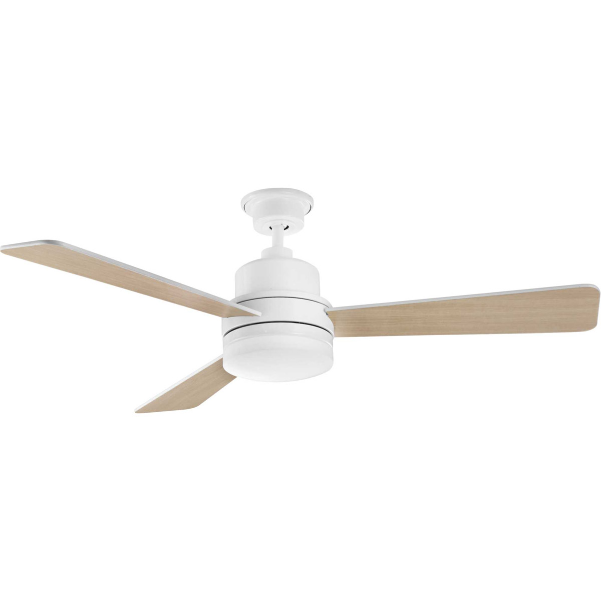 Bowery + Grove 53731-WEOL Boston 52 inch White with 0 Blades Ceiling Fan, Progress LED