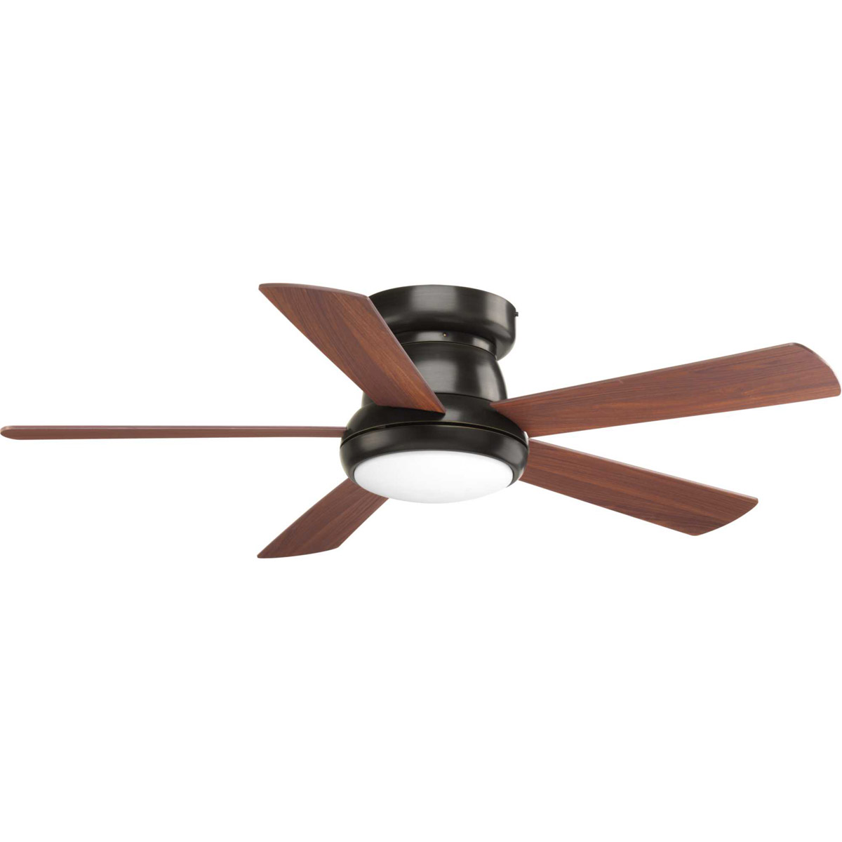 Bowery + Grove 52160-ABL Irving 52 inch Antique Bronze with American Walnut Blades Ceiling Fan, Progress LED