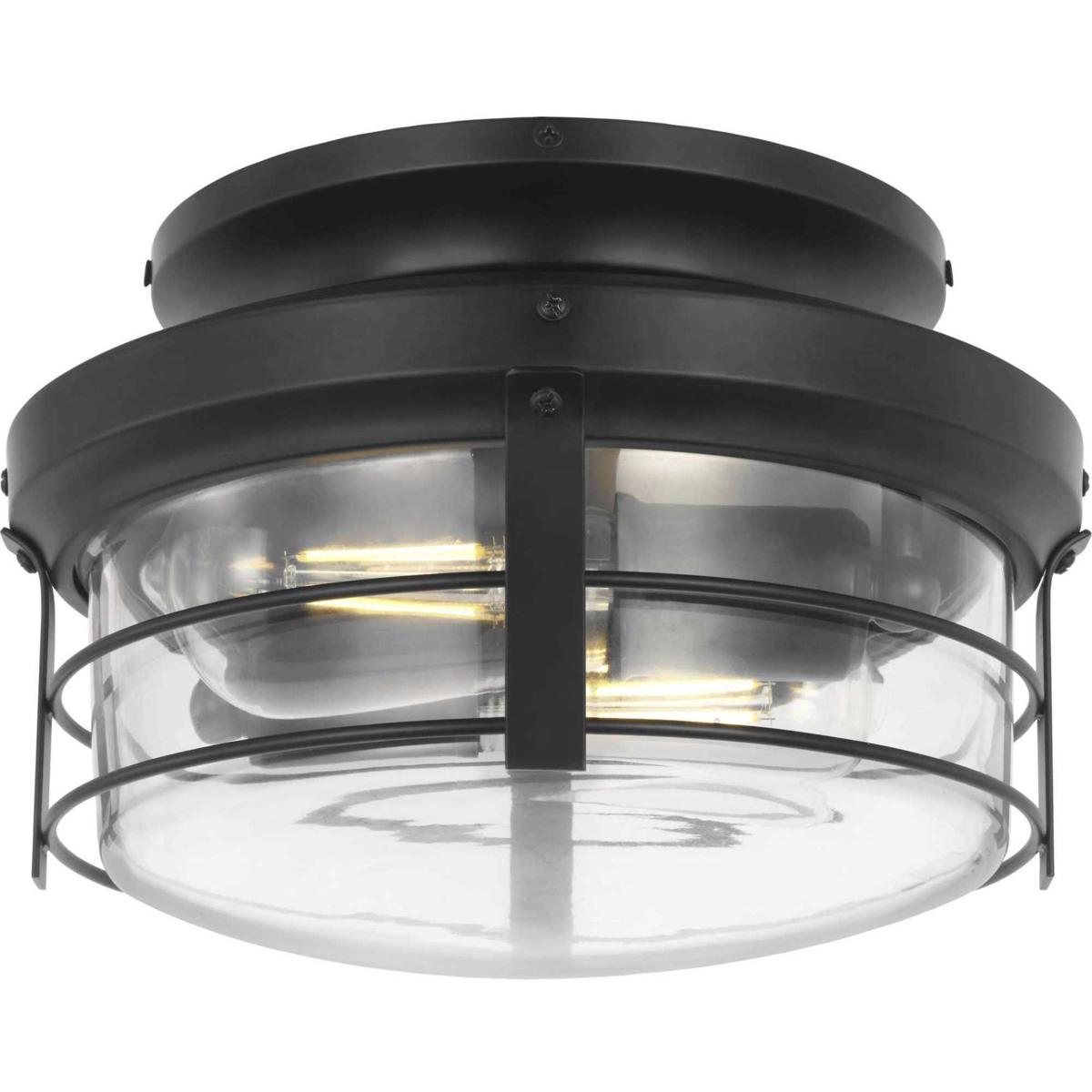 Progress P260004-31M-WB Springer II LED Matte Black Fan Light Kit