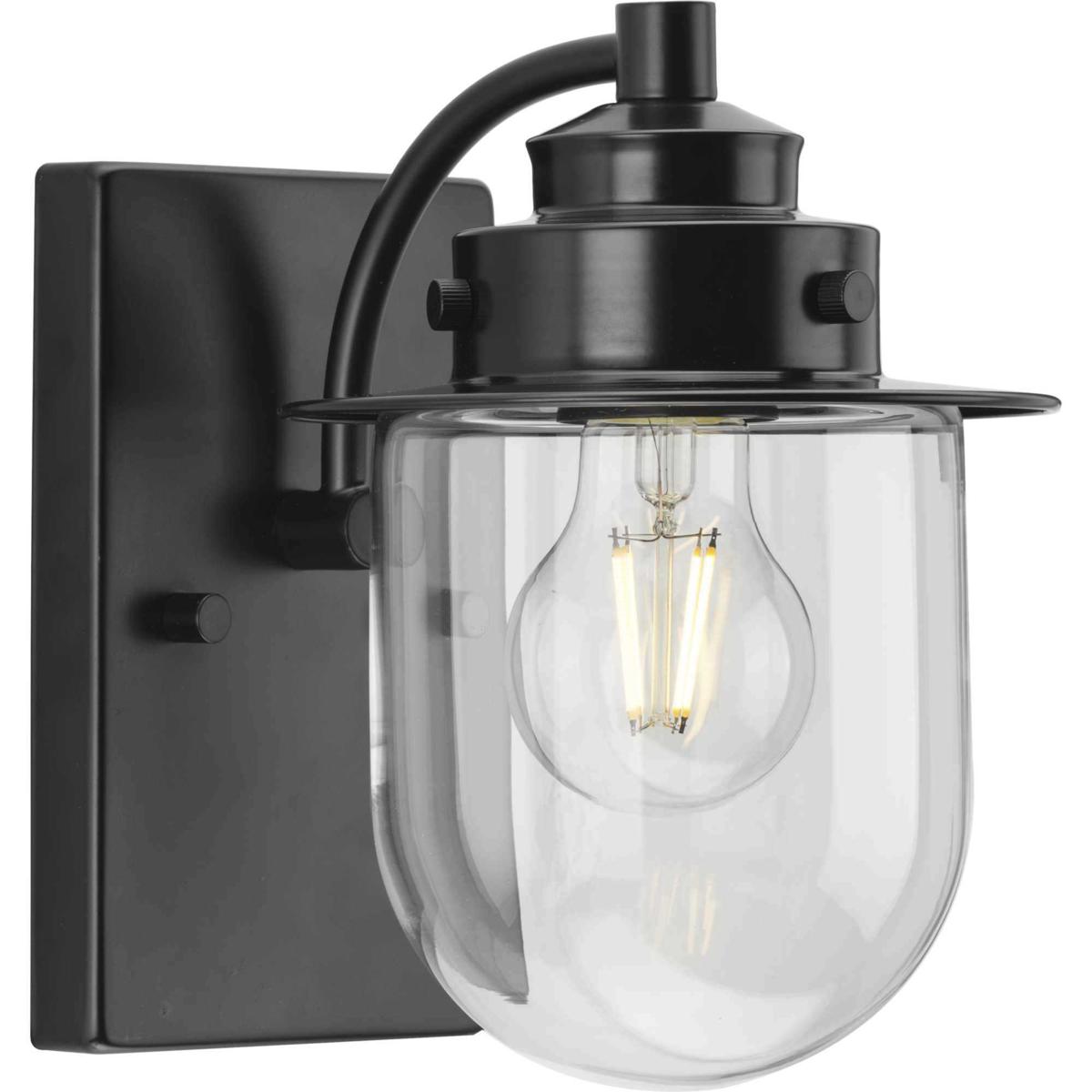 Progress P300434-31M Northlake 1 Light 5.87 inch Matte Black Bath Light Wall Light