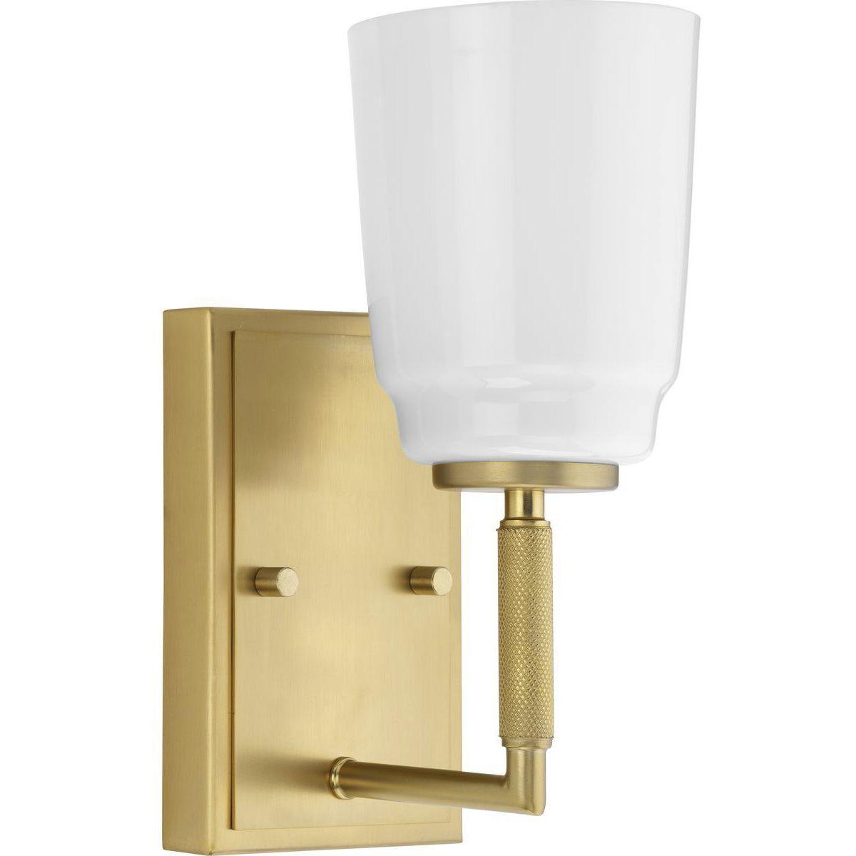 Progress P300503-191 Spenser 1 Light 5.75 inch Brushed Gold Vanity Light Wall Light