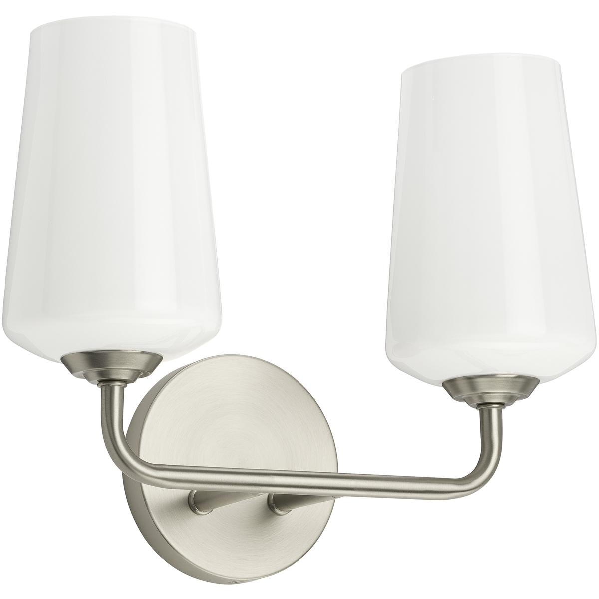Progress P300543-009 Celino 2 Light 14 inch Brushed Nickel Vanity Light Wall Light
