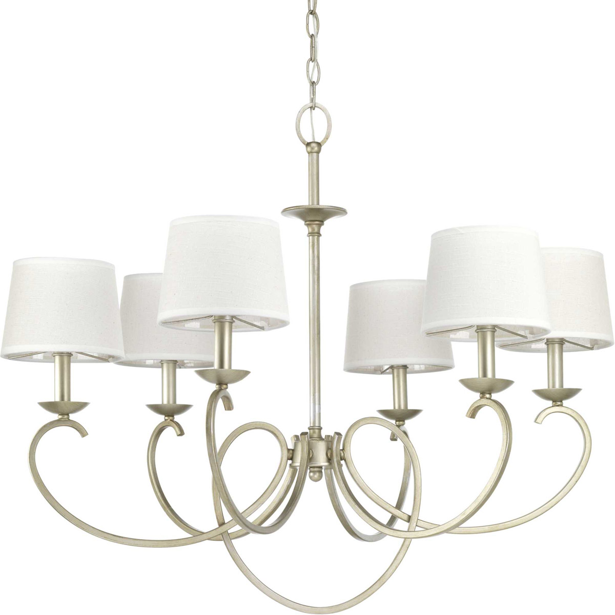 41ELIZABETH 43323SRI Brenda 6 Light 33 inch Silver Ridge Chandelier Ceiling Light Design Series