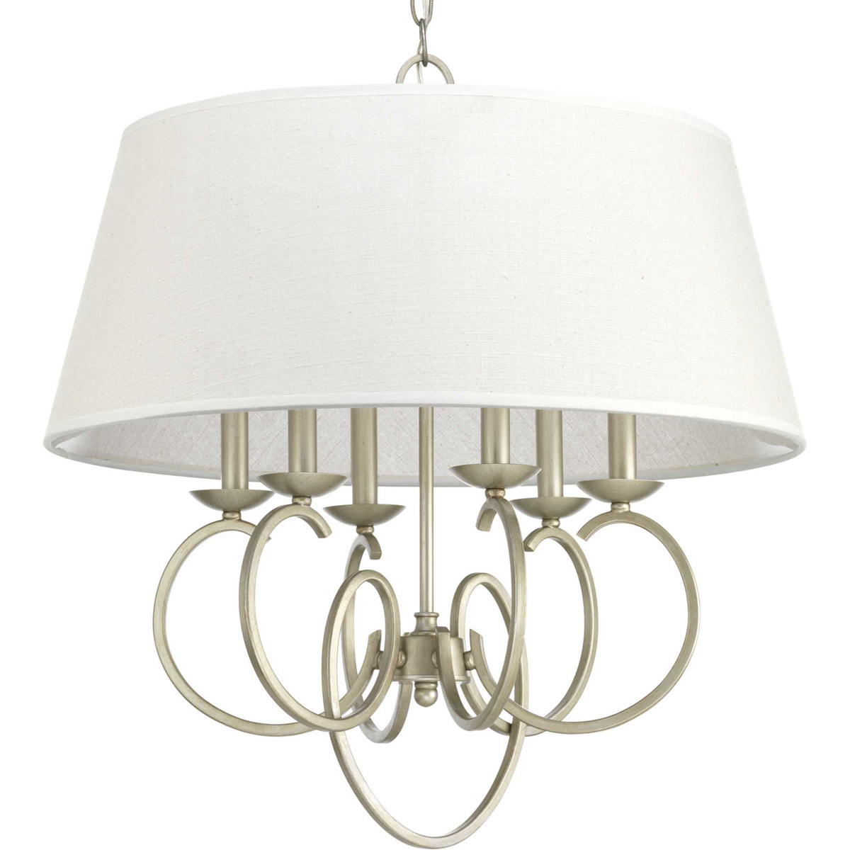 41ELIZABETH 43364SRI Brenda 6 Light 24 inch Silver Ridge Pendant Ceiling Light Design Series