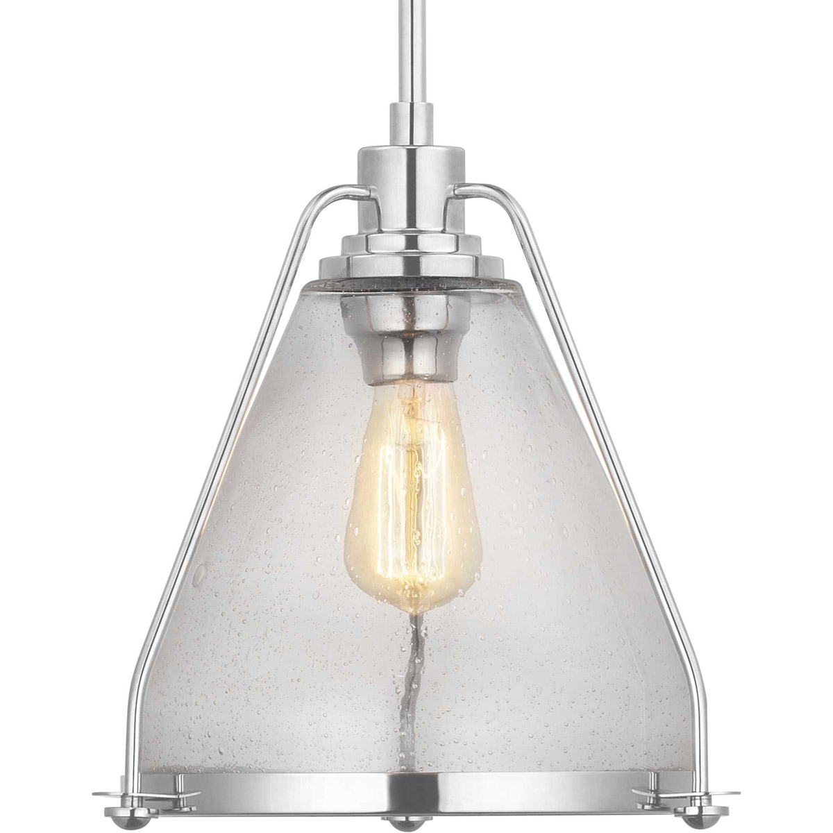Bowery + Grove 54856-PNCS Fano 1 Light 13 inch Polished Nickel Pendant Ceiling Light