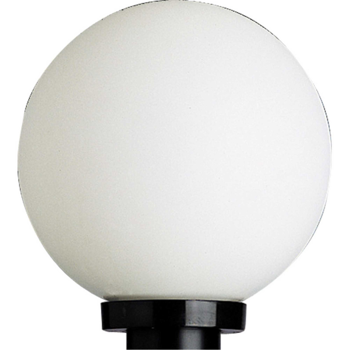 Progress P5478-60 Acrylic Globe 1 Light 10.25 inch Matte Black Outdoor Post Lantern