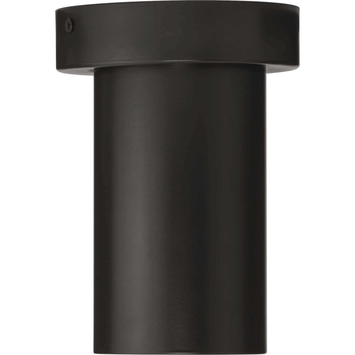 Antique Bronze One Light Adjustable Ceiling Mount from the 3In Cylinders Collection
