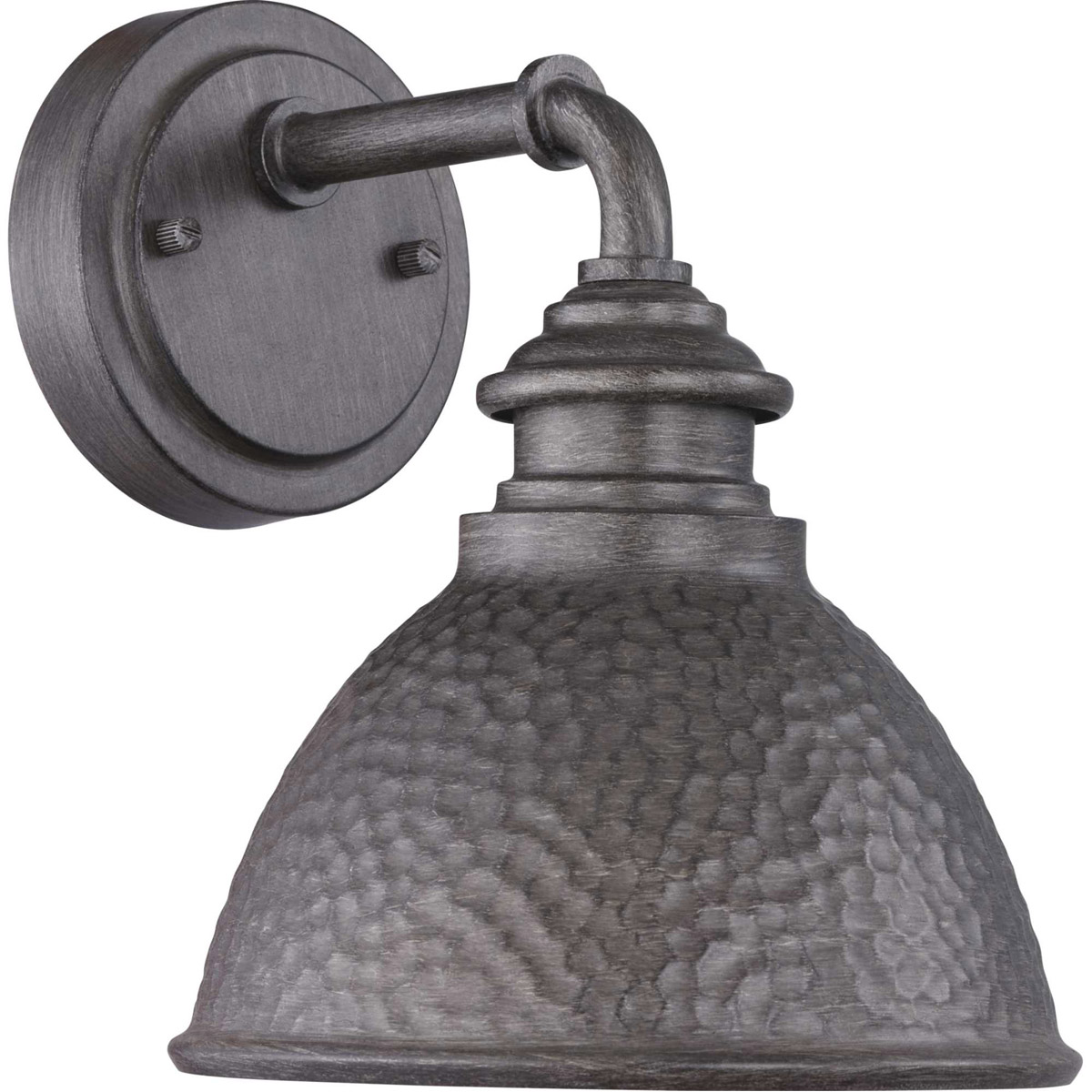 Spark & Spruce 24148-API Goderich 1 Light 10 inch Antique Pewter Outdoor Wall Lantern, Small