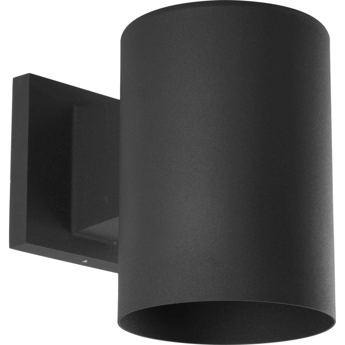 Progress P5674-31/30K Cylinder Outdoor Wall Cylinder in Black, LED Lamping, Progress LED