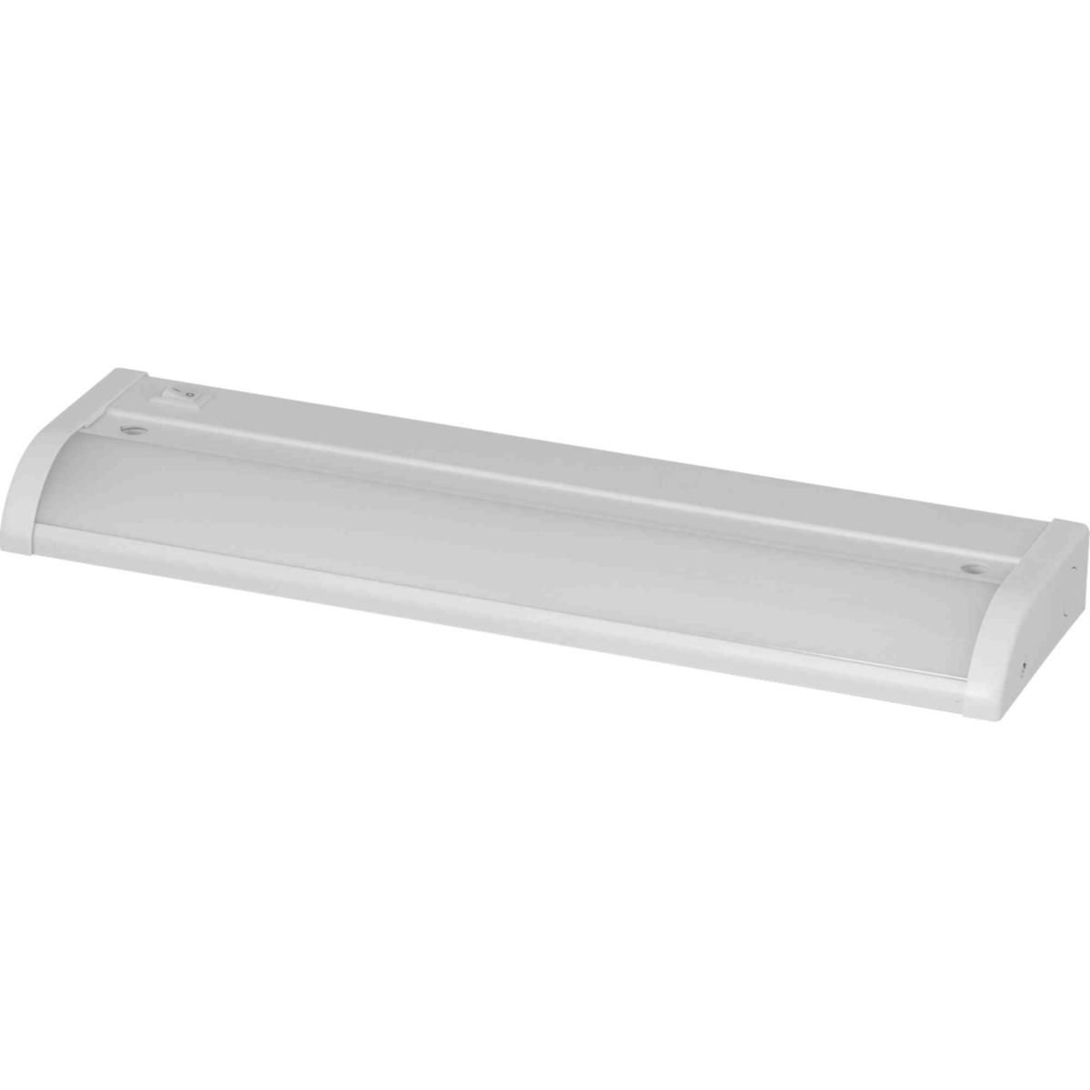 Progress P700001-028-30 Hide-a-Lite V 120 LED 11.5 inch White LED Undercabinet Light in Matte White, Progress LED