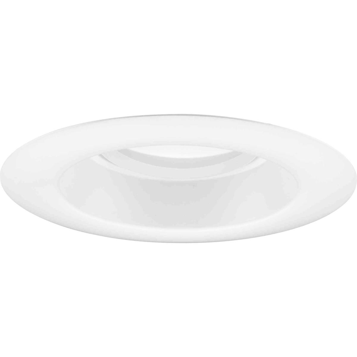 Progress P800018-028-CS Intrinsic Satin White Recessed Trim, Progress LED