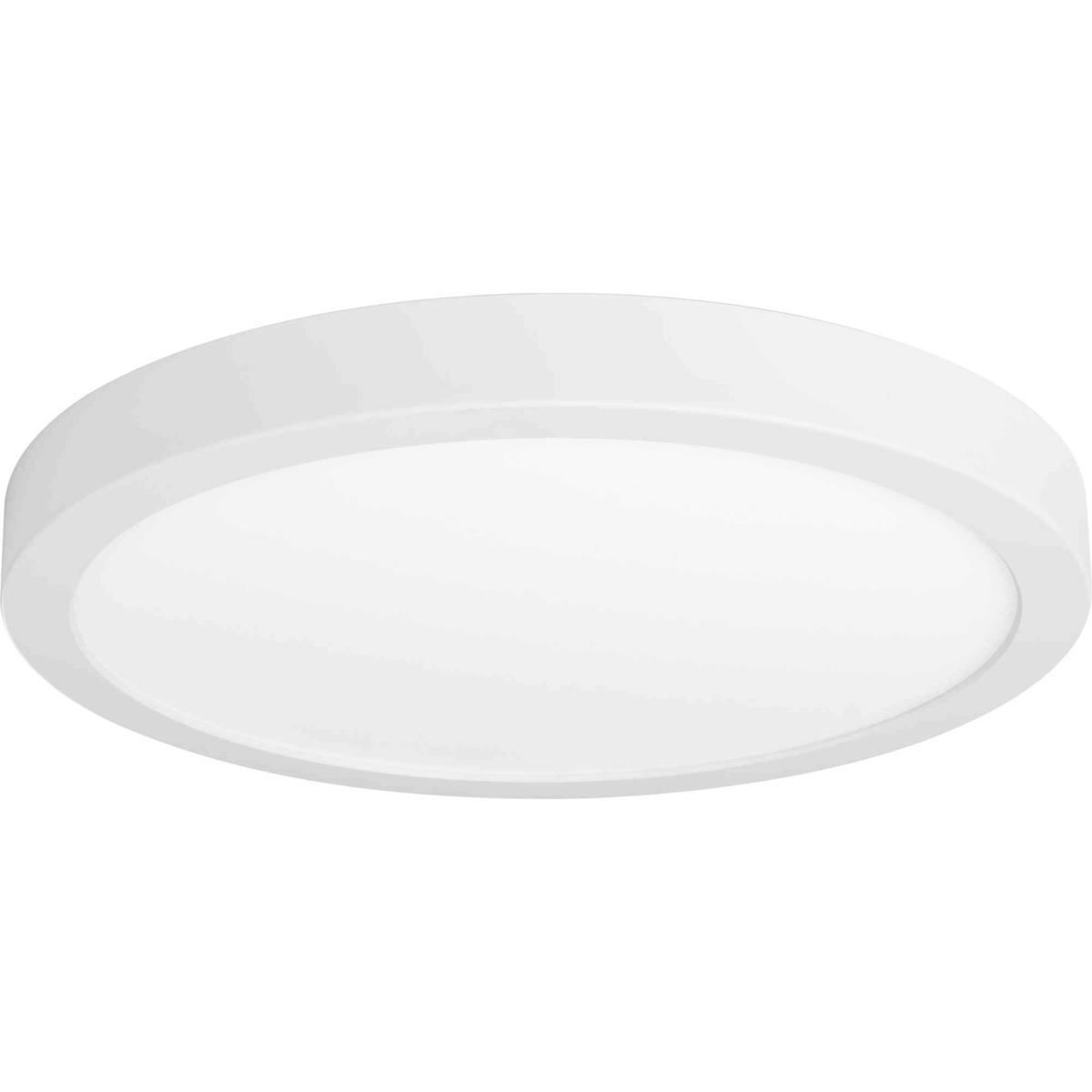 Progress P810016-030-30 Everlume LED 11 inch White Edgelit Flush Mount Ceiling Light, Progress LED