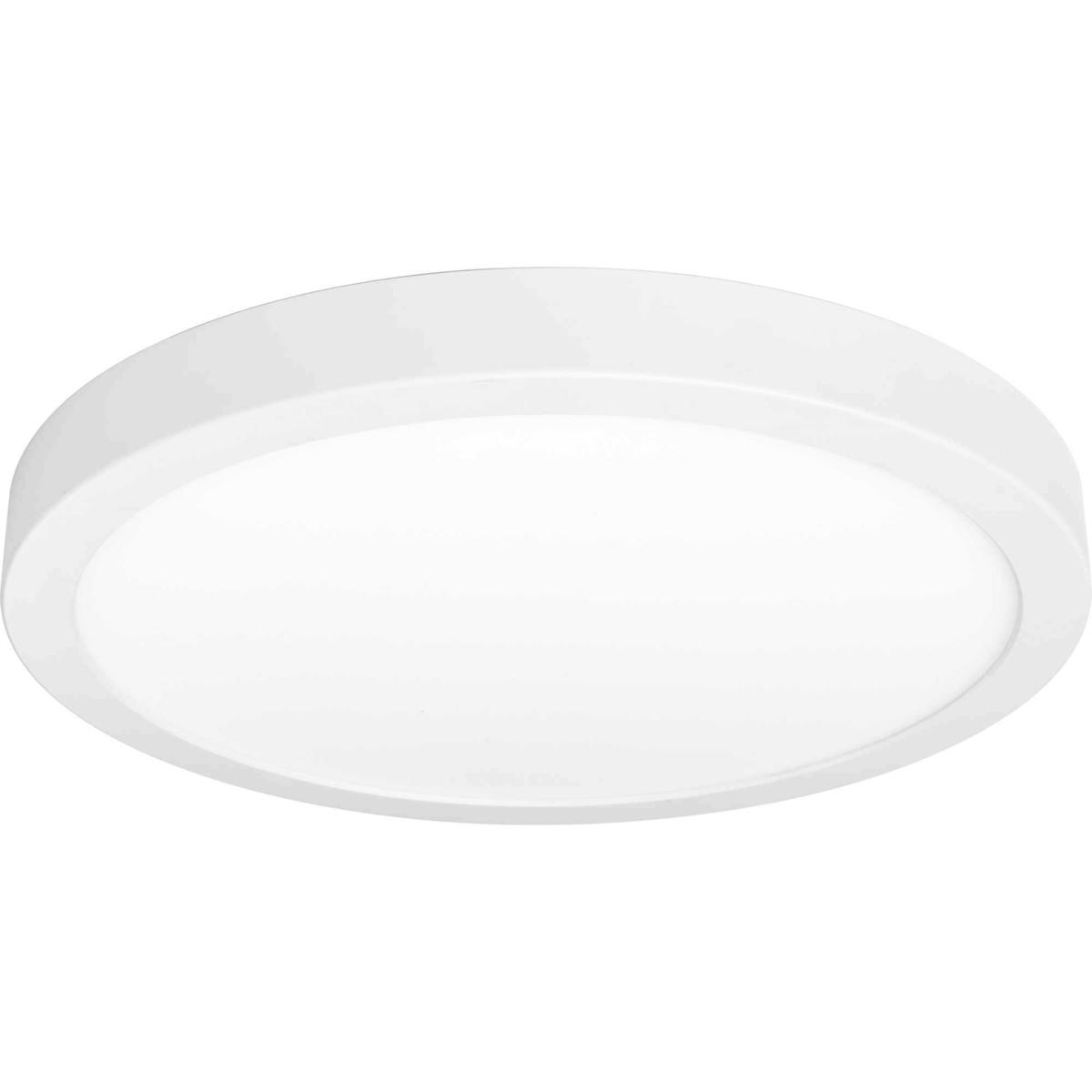 Progress P810017-030-30 Everlume LED 14 inch White Edgelit Flush Mount Ceiling Light, Progress LED
