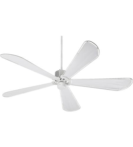 Quorum 159725 8 Dragonfly Patio Studio White With White Water Resistant Canvas Blades Outdoor Ceiling Fan