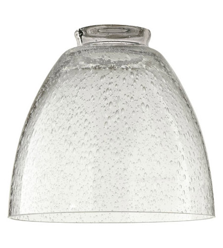Fort Worth Clear Seeded 6 Inch Glass Shade, Clear Seeded Glass Pendant Light Shades